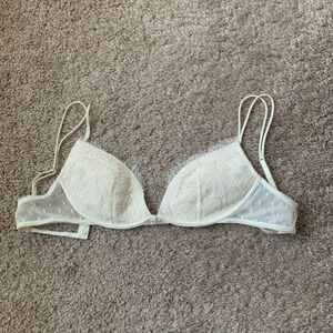 La Perla White Lace Bra